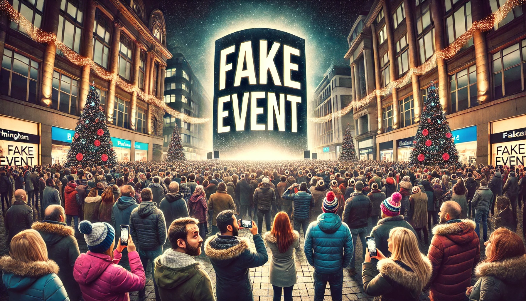 Fake Event Misleads Birmingham Crowds on New Year's Eve